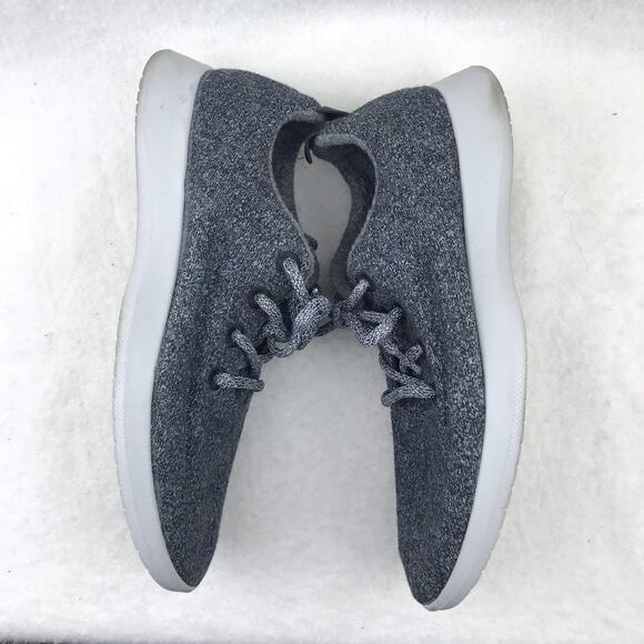 Allbirds Wool Runners Mens Size 10 Dark Gray Merino Wool Low Top Running Shoes - Picture 3 of 16